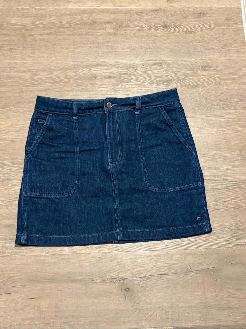 Tommy Hilfiger Indigo Denim Mini Skirt